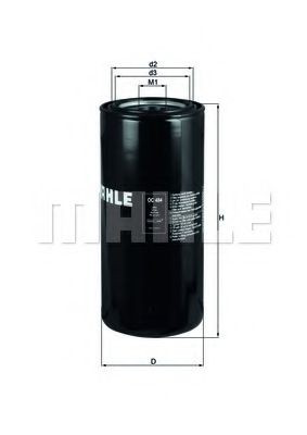 Do koszyka OC484 Mahle Original Filtr układu hydraulicznego